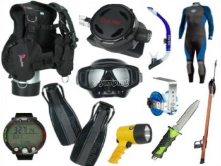 Endulza el equipo de buceo Endulza el equipo de buceo